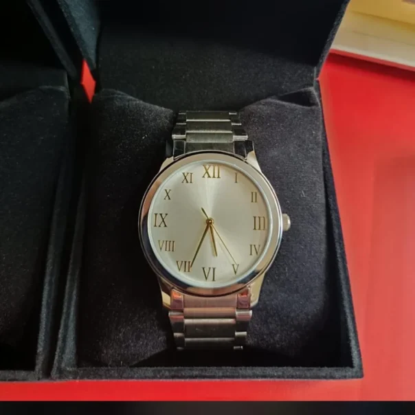 Customised Silver Color Watch with Miyota movement