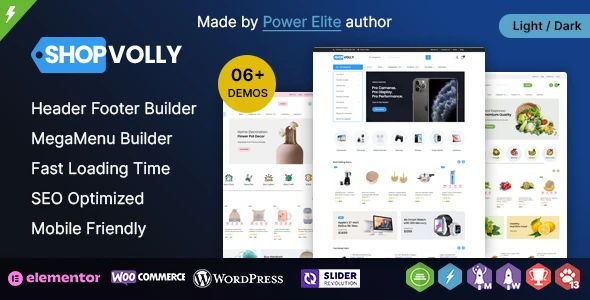 ShopVolly WP – Multipurpose Elementor WooCommerce Theme